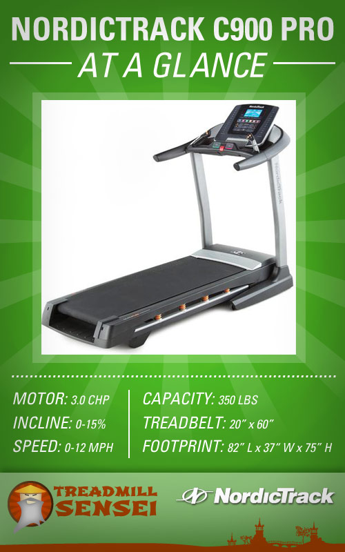 NordicTrack C900 Pro at a glance